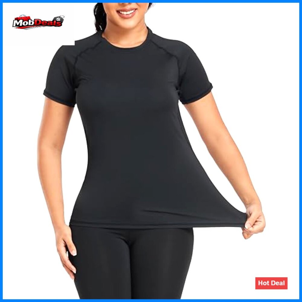 Compression Workout T-Shirts 4 Pack Quick Dry Act… - image 5